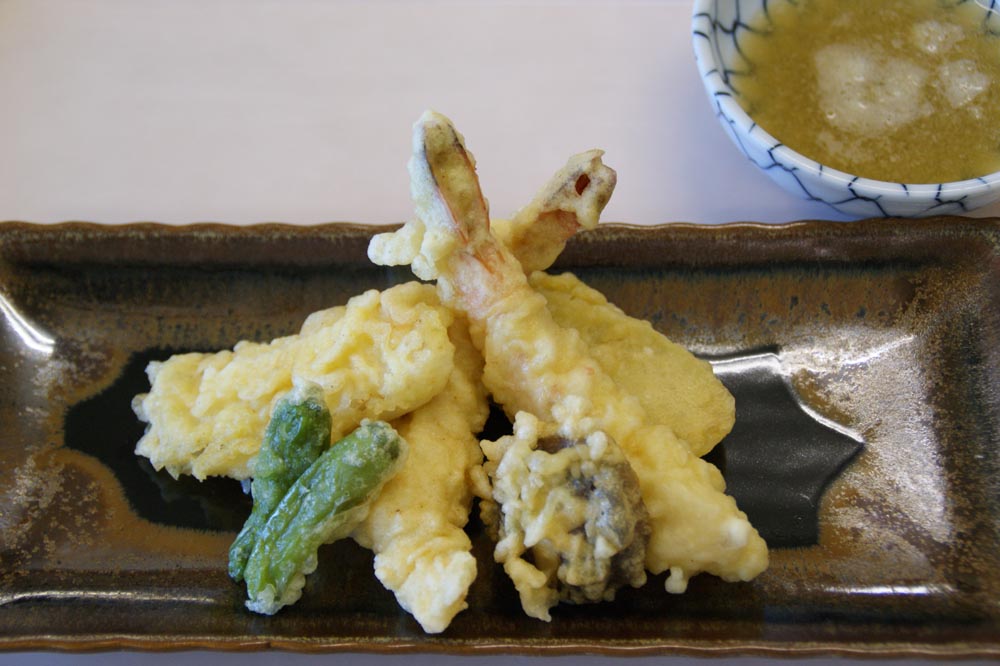 天ぷらの盛り合わせ