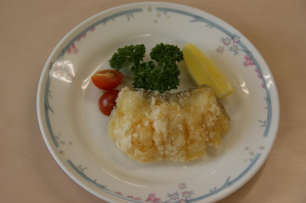 白身魚の唐揚げ