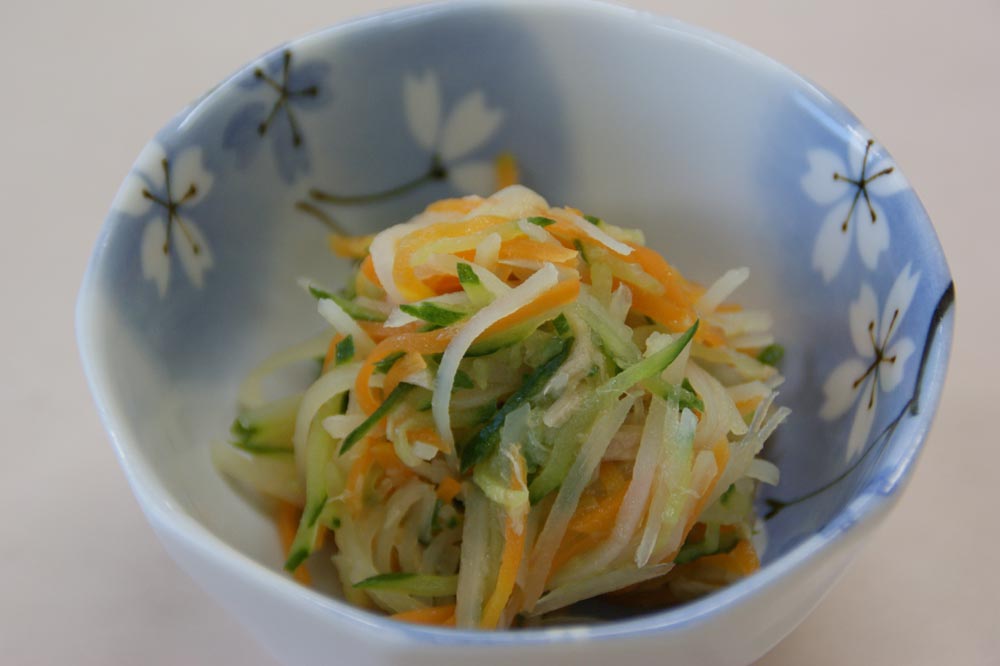 じゃが芋の胡麻酢和え