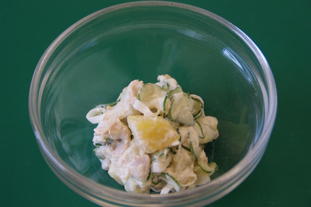 さつまいもとツナのサラダ