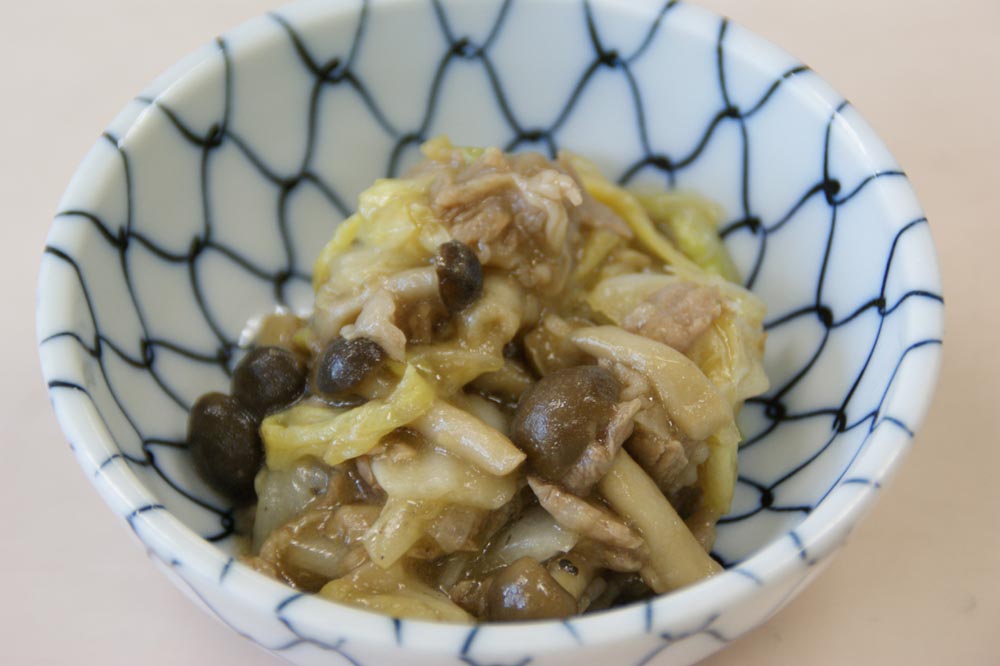 牛肉と白菜の炒め物