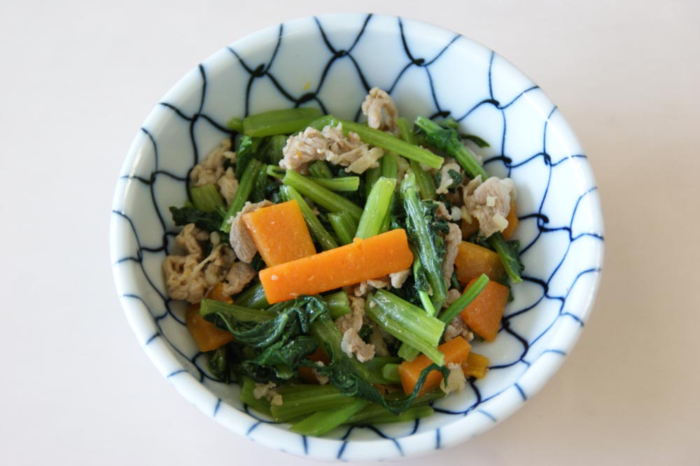 小松菜のソテー