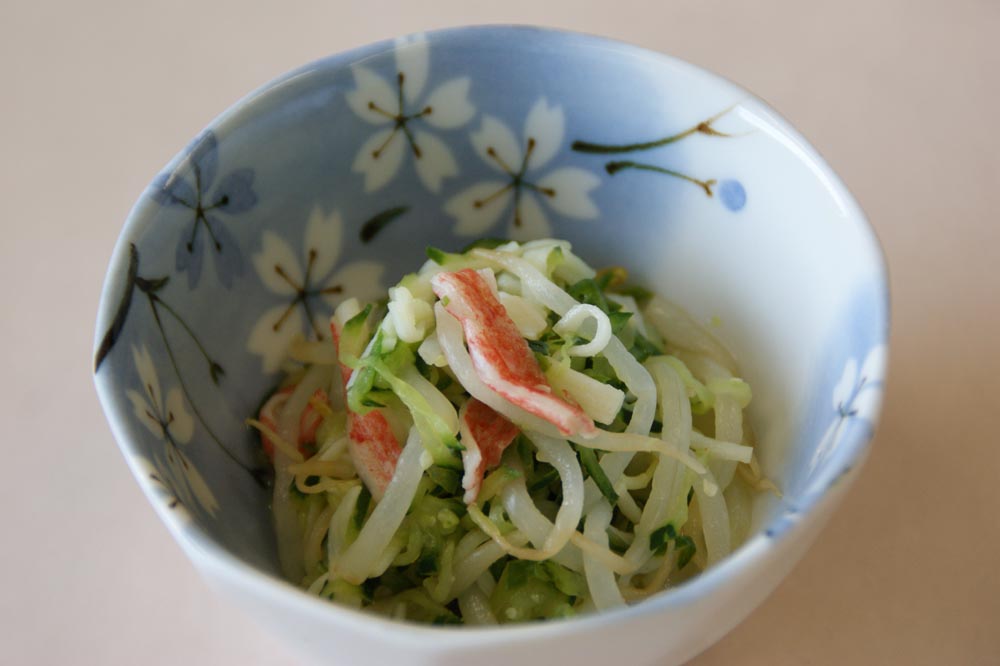 バンザンスーの辛子和え