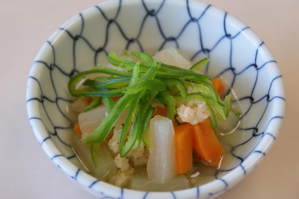 大根とエビの炒め煮