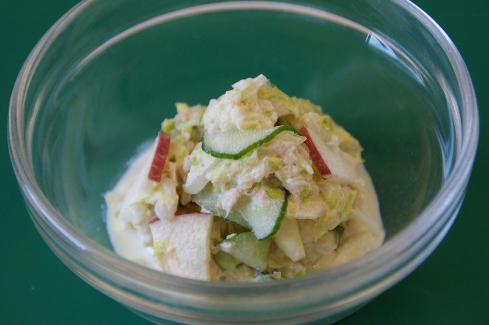 白菜とツナのサラダ