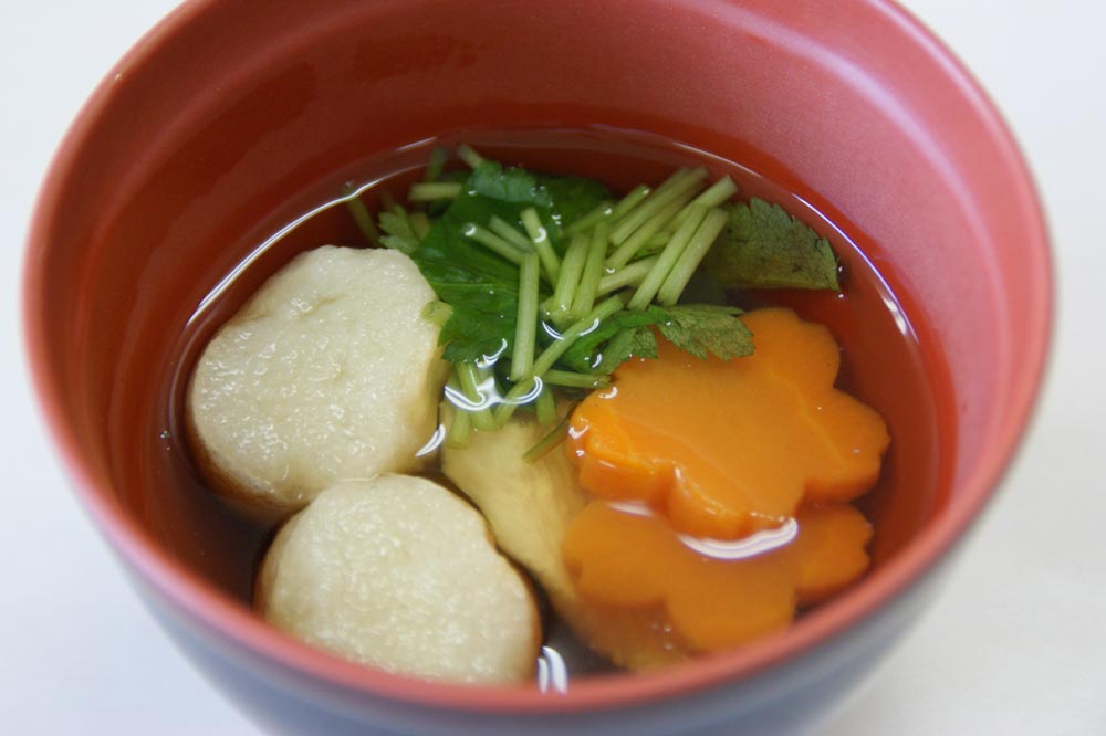 ささみ入り清汁