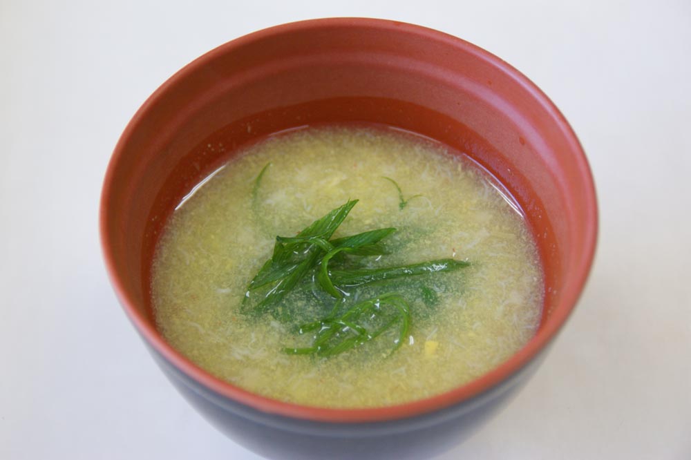 カニ入りコーンスープ