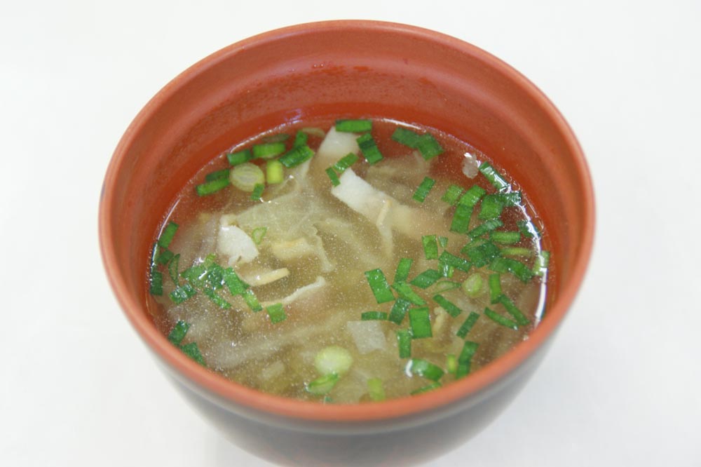 ベーコンと春雨のスープ