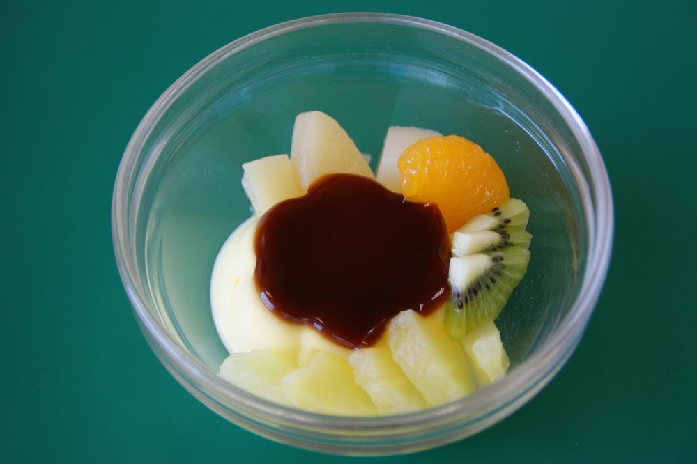 プリンアラモード